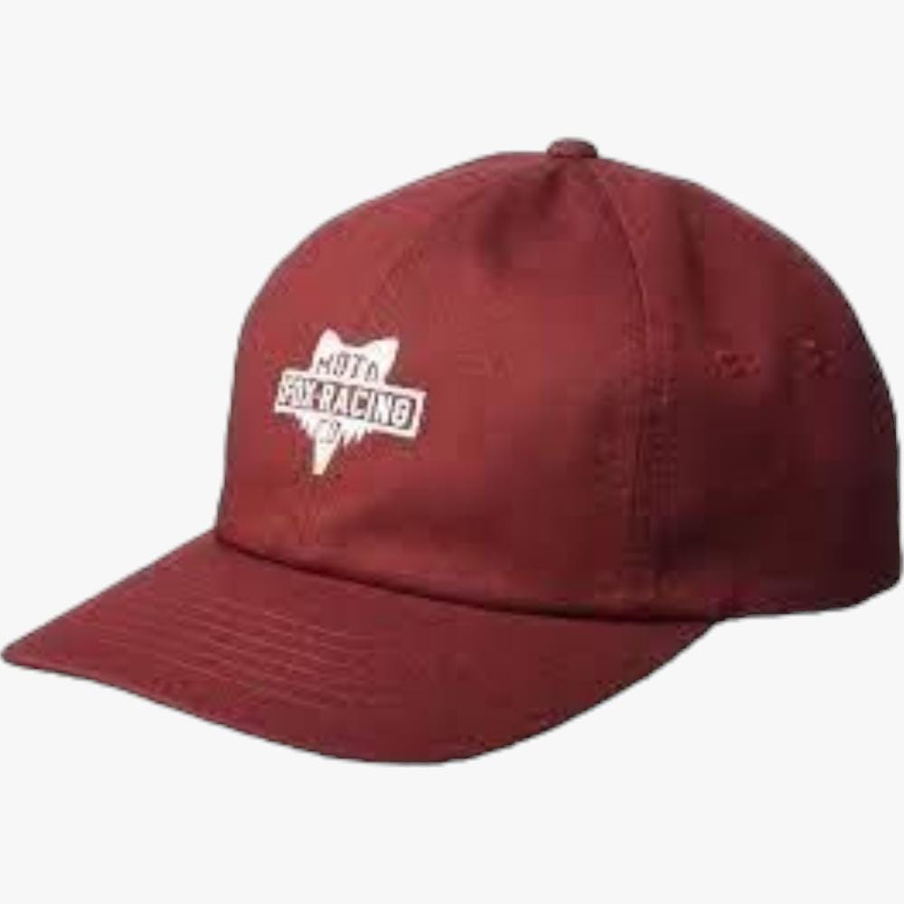 Fox Mens Lowdown Dad Cap Bordeaux Fox
