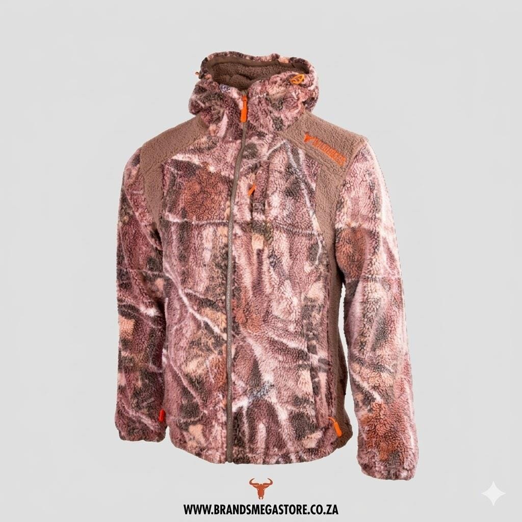 Wildebees Mens Sherpa Arctic Hooded Jacket Black Sekelbos Fawn | Wildebees