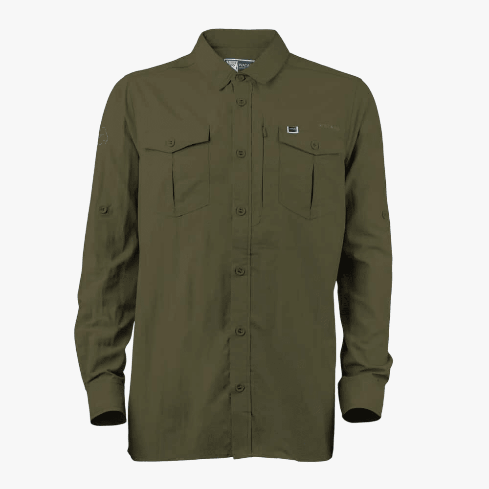 Watamu Mens Jambo Shirt Olive | Watamu