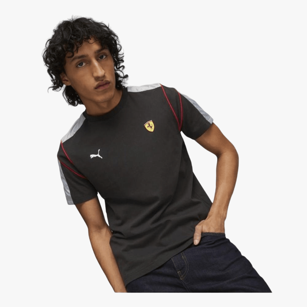 Puma Ferrari Race Mt7 Short Sleeve Tee Black | Puma