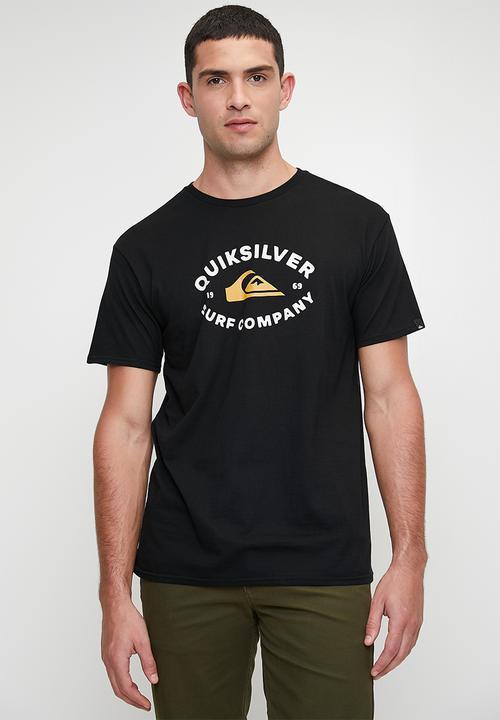 Quiksilver Mens Stay In Bound Short Sleeve Tee Black