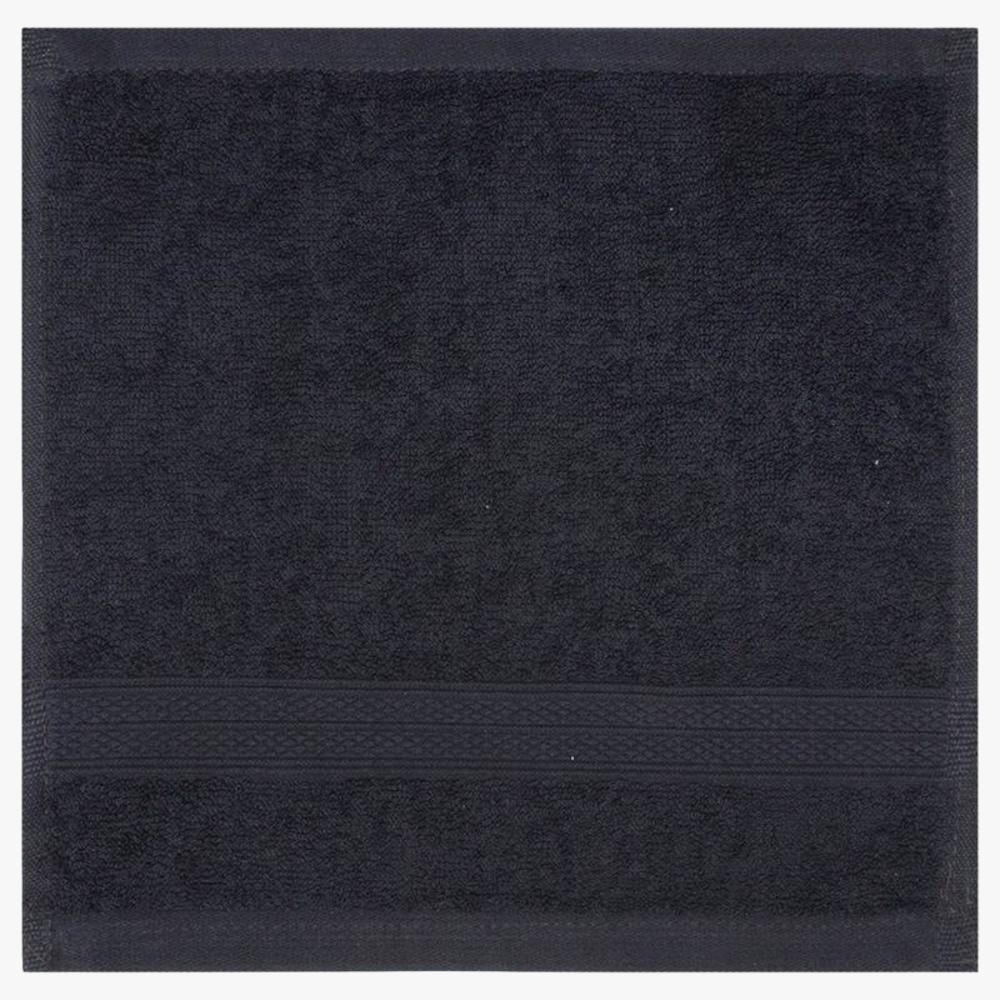 Glodina Royal Shield Face Cloth 30 X 30 475Gsm Black