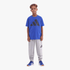 Adidas Boys Short Sleeve Tee Roy Blue Adidas