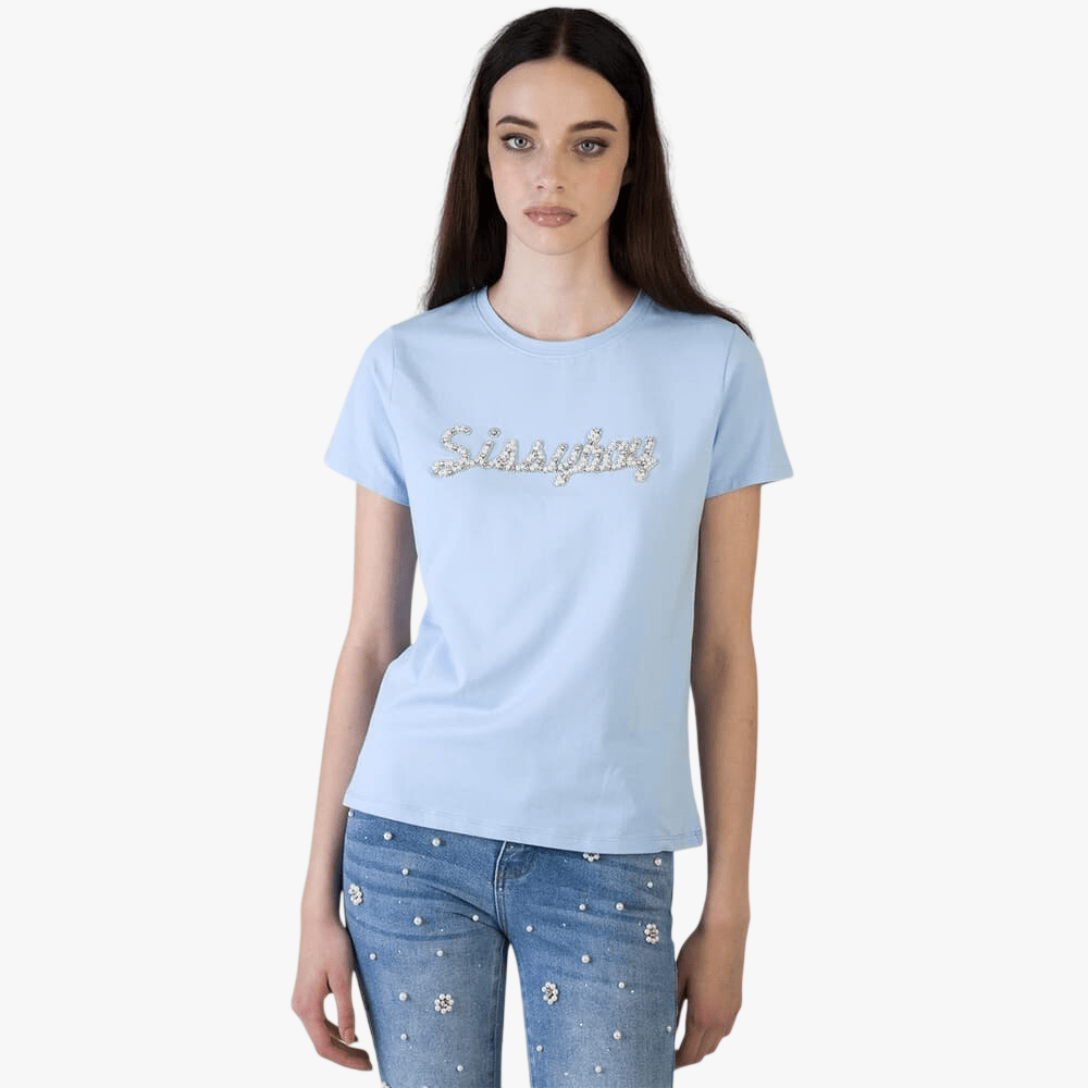 Sissy Boy Keep It Cool Short Sleeve Tee Pale Blue | Sissy Boy