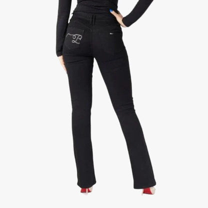 Miss Black Womens Havana 1 Bootleg Jean Black | Miss Black