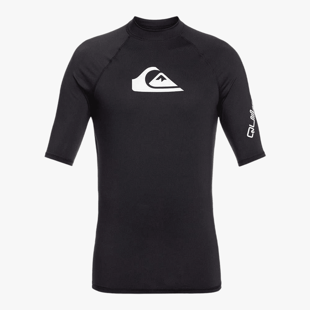 Quiksilver Mens All Time Short Sleeve Rashvest Insignia Blue | Quiksilver