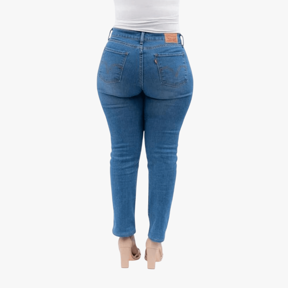 Levis Womens Curvy Straight Jean Med Indigo | Levis