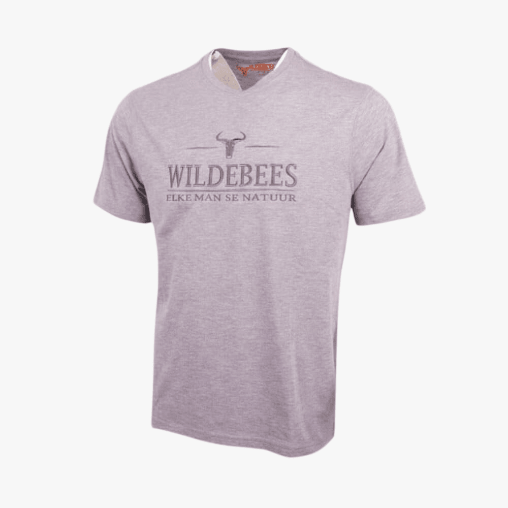 Wildebees Legacy Embroid Logo Tee Grey Mel | Wildebees