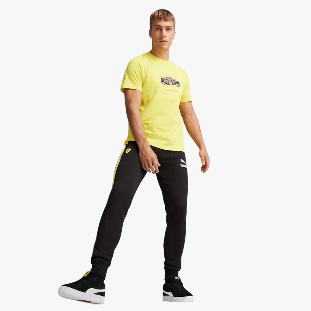 Puma Mens Ferrari Race Iconic T7 Track Pants Black | Puma