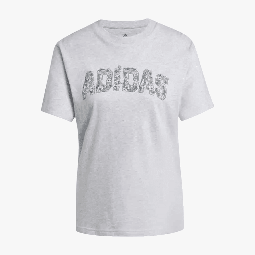 Adidas Womens Illu Short Sleeve Tee Grey | Adidas