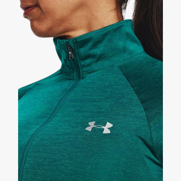 Under Armour Ladies New Tech 1/2 Zip 722 Blue