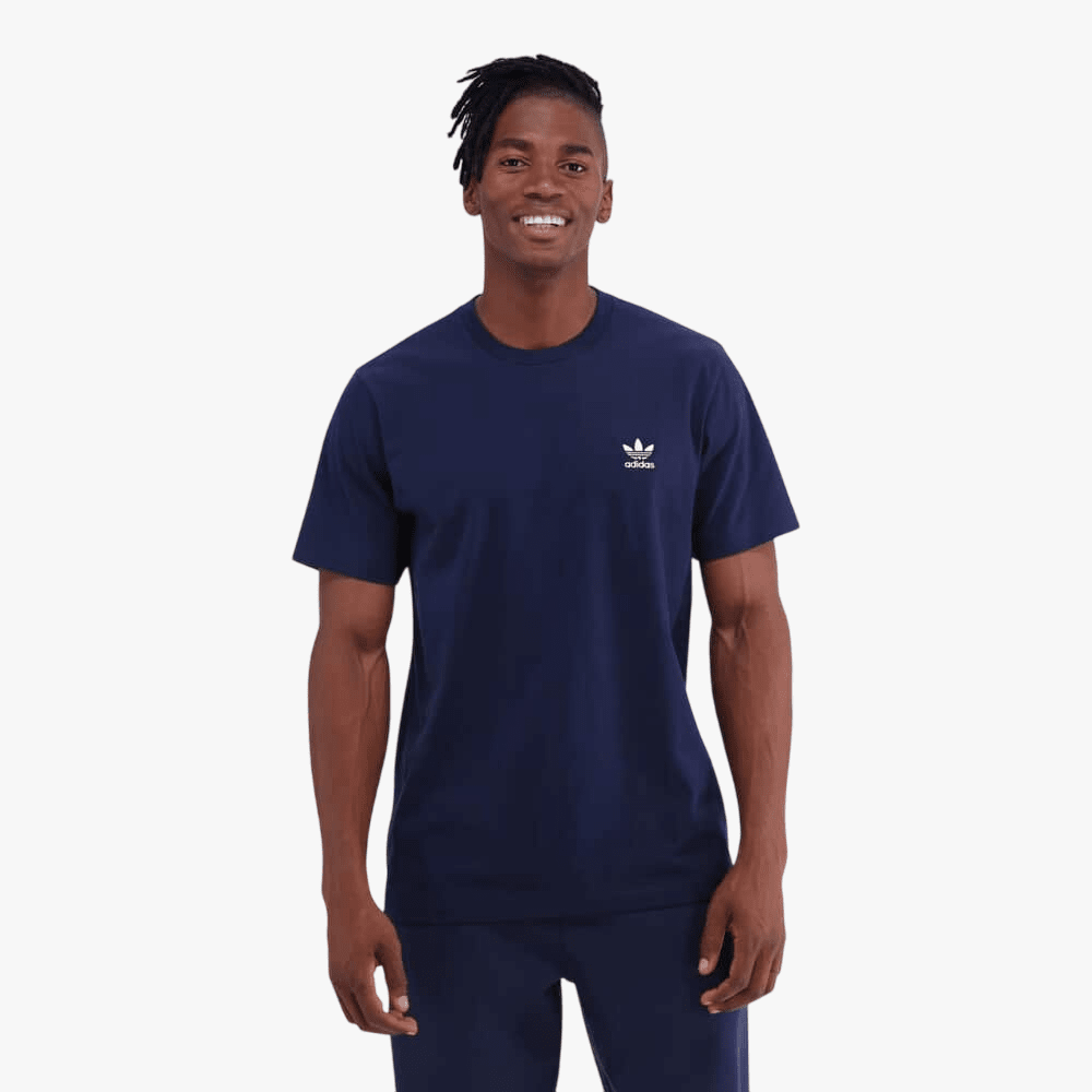 Adidas Mens Ess Short Sleeve Tee Midnight Navy | Adidas