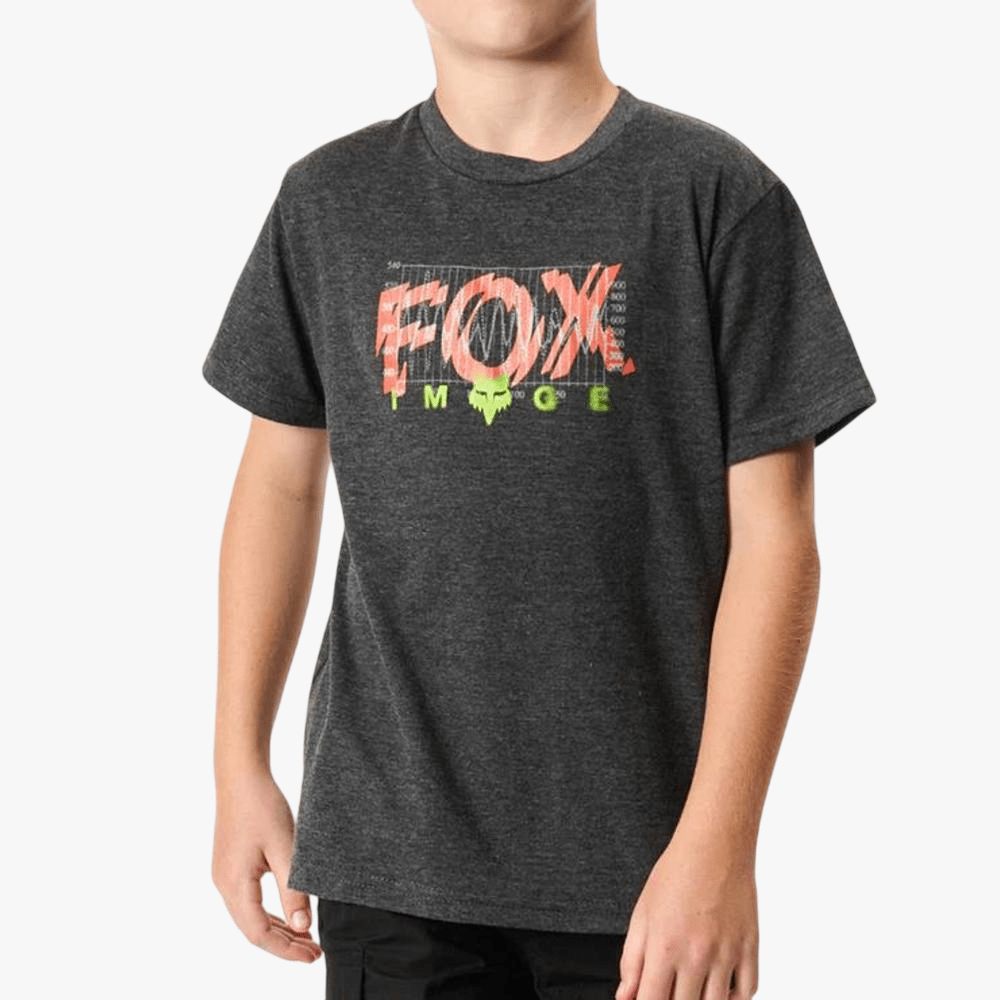 Fox Boys Energy Short Sleeve Tee Heather Black | Fox