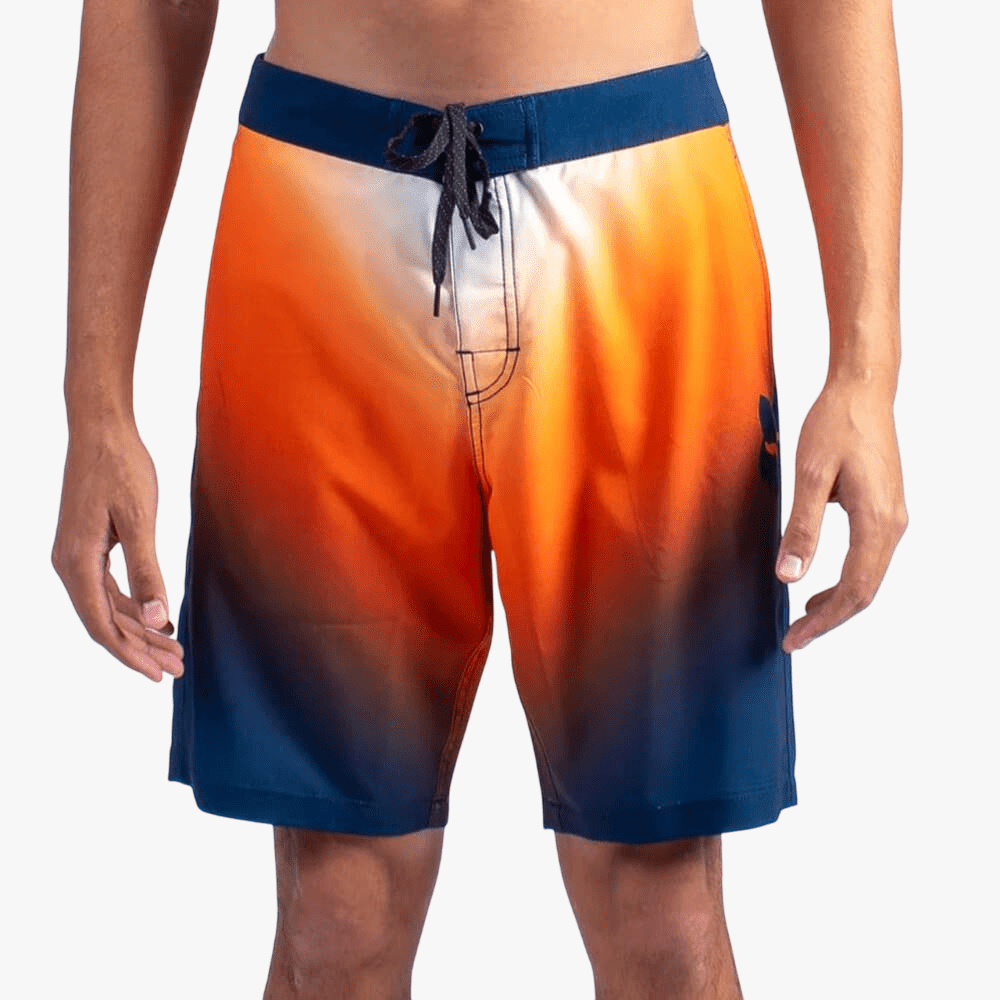 Fox Mens Revise Boardshort Navy Orange | Fox