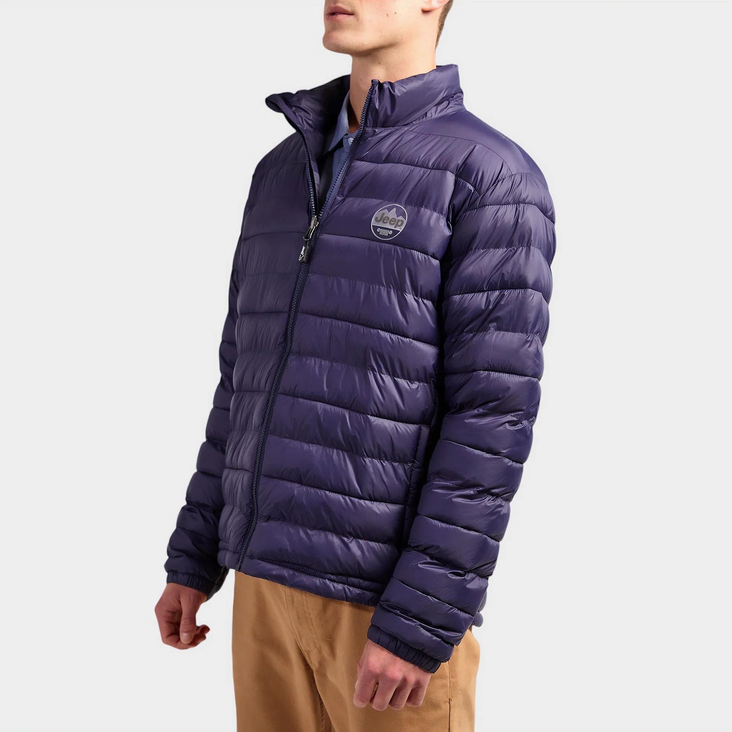 Jeep Mens Core Puffer Jacket Navy Jeep