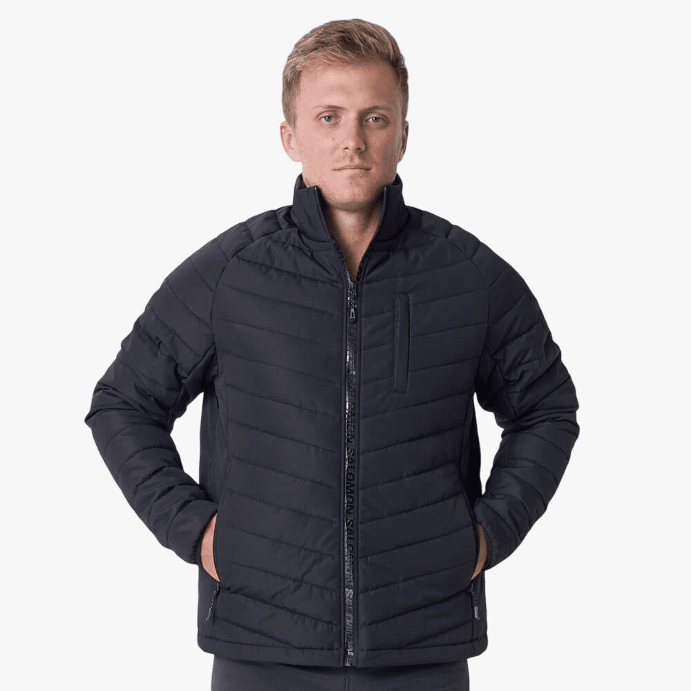 Salomon Mens Helicon Down Jacket Black | Salomon