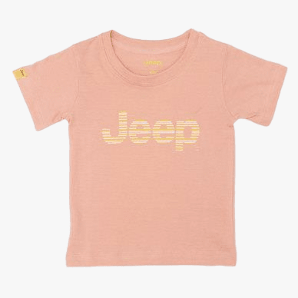 Jeep Kids Short Sleeve Logo Tee Himalayan Rubharb – Brands Megastore