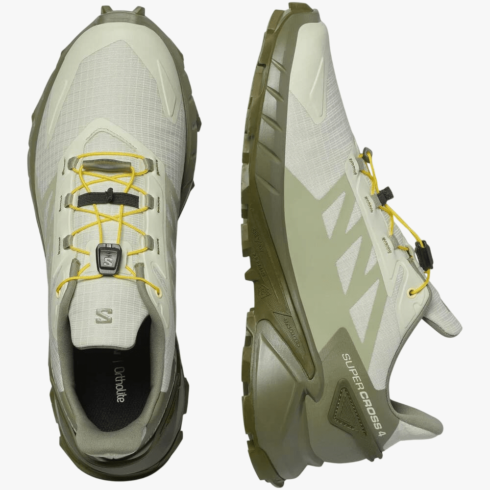 Salomon Mens Supercross 4 Trail Sneaker Caledon Tint Deep Lichen Green Olive Night | Salomon