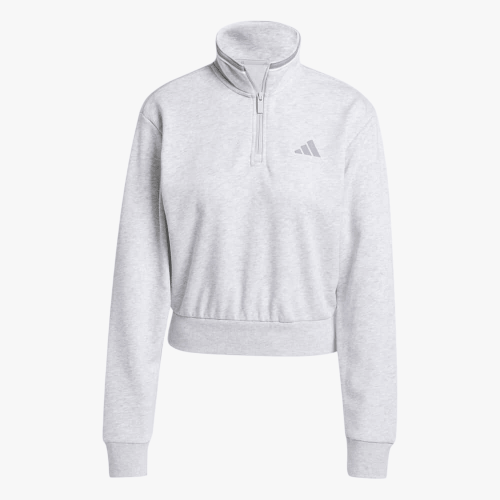 Adidas Womens Cb 1/4 Zip Track Jacket Grey | Adidas