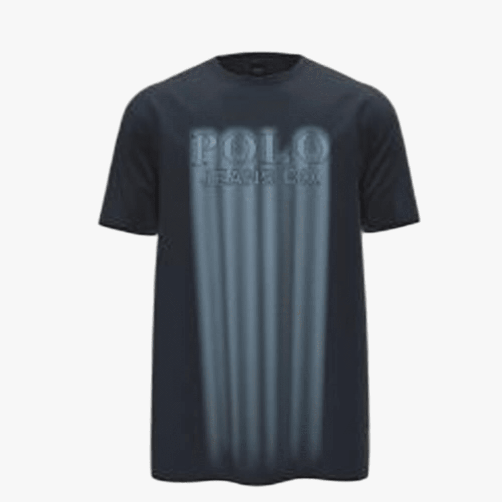Polo Mens Pjc Drip Logo Short Sleeve Tee Navy | Polo