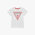 Guess Kids Core Triangle Short Sleeve Tee White Red | Guess