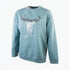 Wildebees Womens Dainty Foil Sweater Aqua Mist | Wildebees