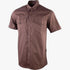 Wildebees Mens Twill Vented Shirt Brown | Wildebees