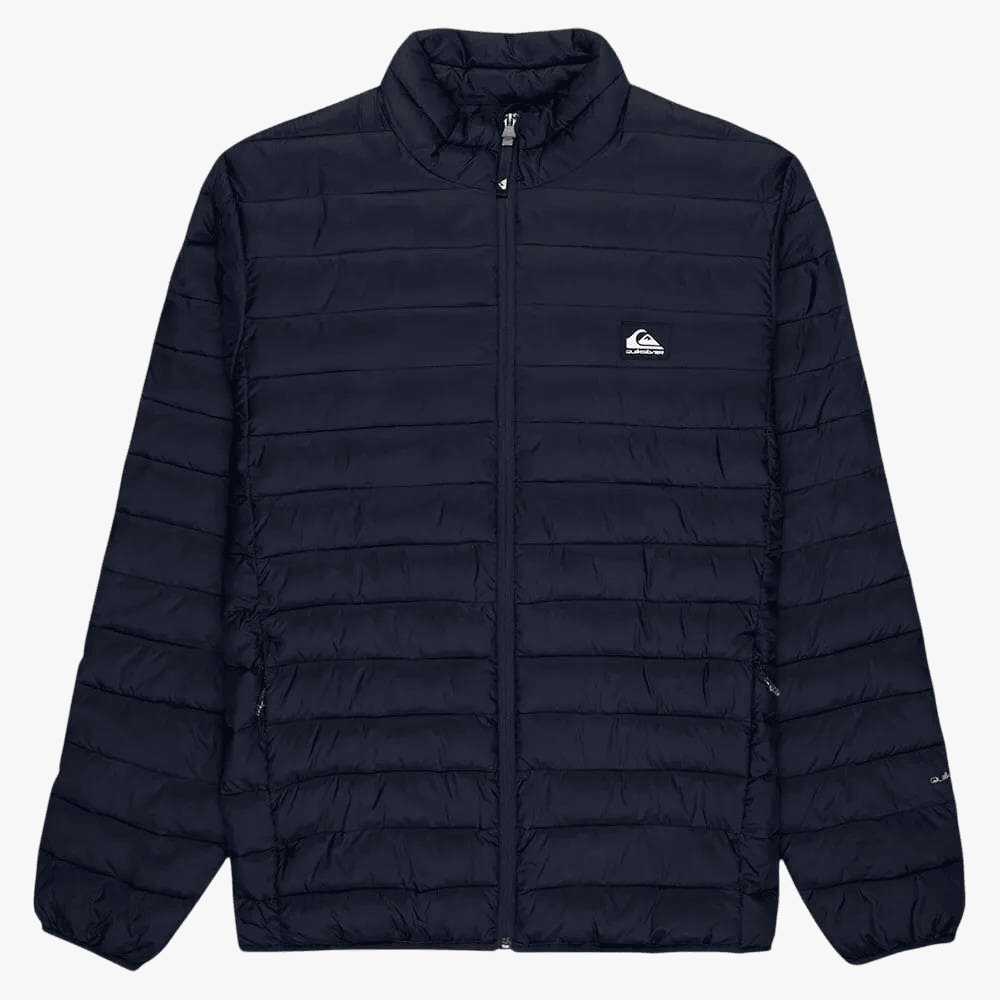 Quiksilver Mens Puffer Full Zip Jacket Dark Navy | Quiksilver