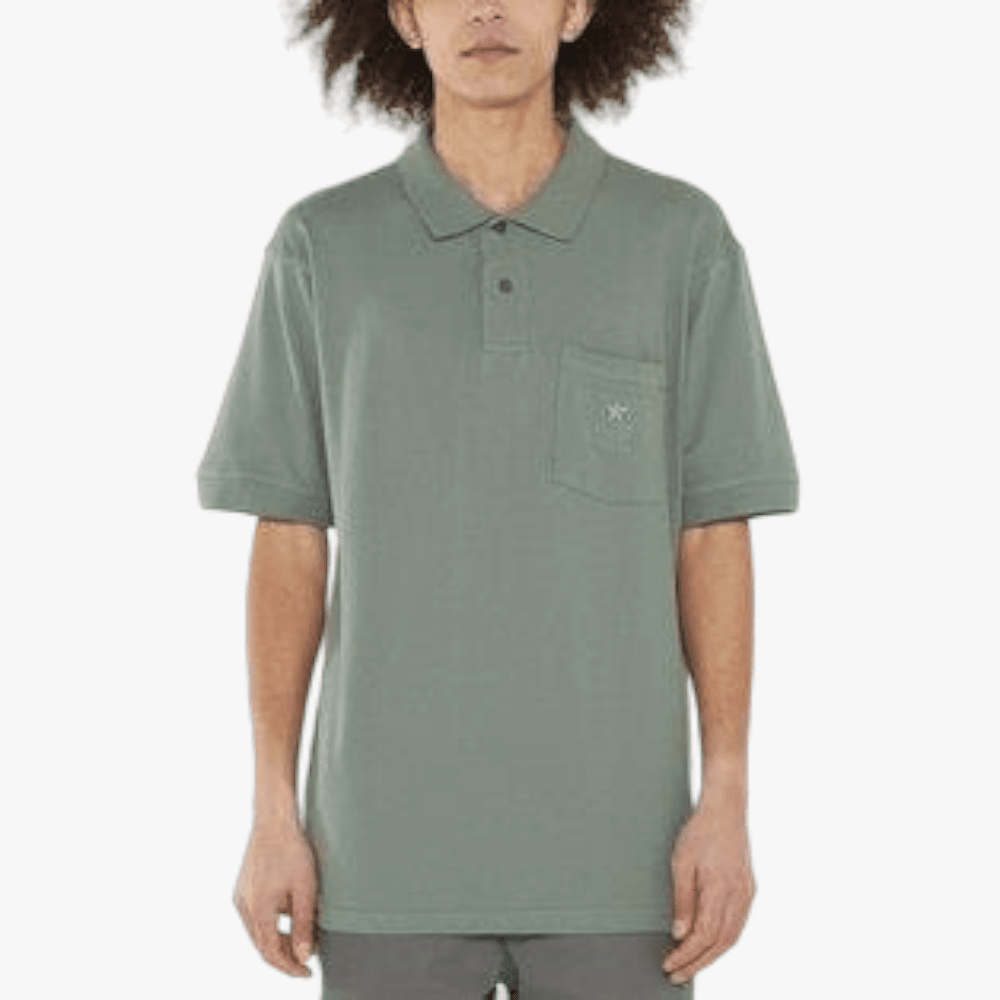 Jeep Mens Essential Pique Short Sleeve Golfer Wavelite | Jeep