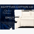 Cotton Co Opulence Emily Super King 300 Thread Count Duvet Cover Set Cream | Cotton Co