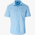 Brands Chambray Shorts Sleeve Lounge Shirt Sky Blue | Brands