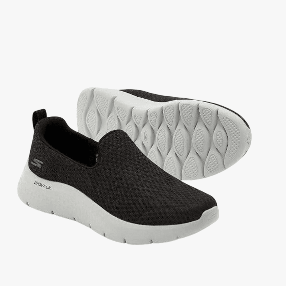 Skechers Mens Go Walk Flex Shoeblack Red | Skechers