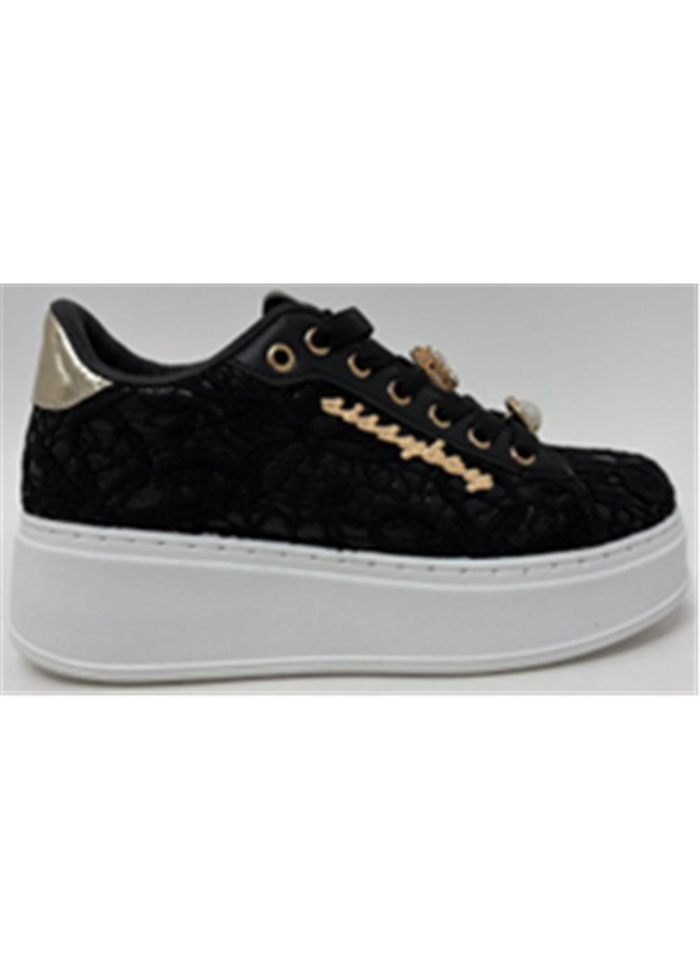 Sissy Boy Yvette Platform Sneaker Black