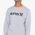 Hurley Womens One And Only Crew Sweater Heather Grey Hurley