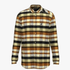 Polo Mens Easy Care Check Long Sleeve Shirt Orange | Polo