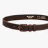 Jeep Mens Leather Stitch Belt Brown Jeep