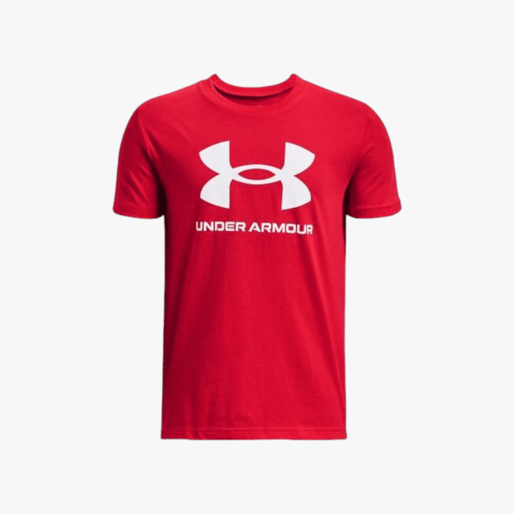 Under Armour Kids Sportstyle Logo Short Sleeve Tee 600 Red | Under Armour