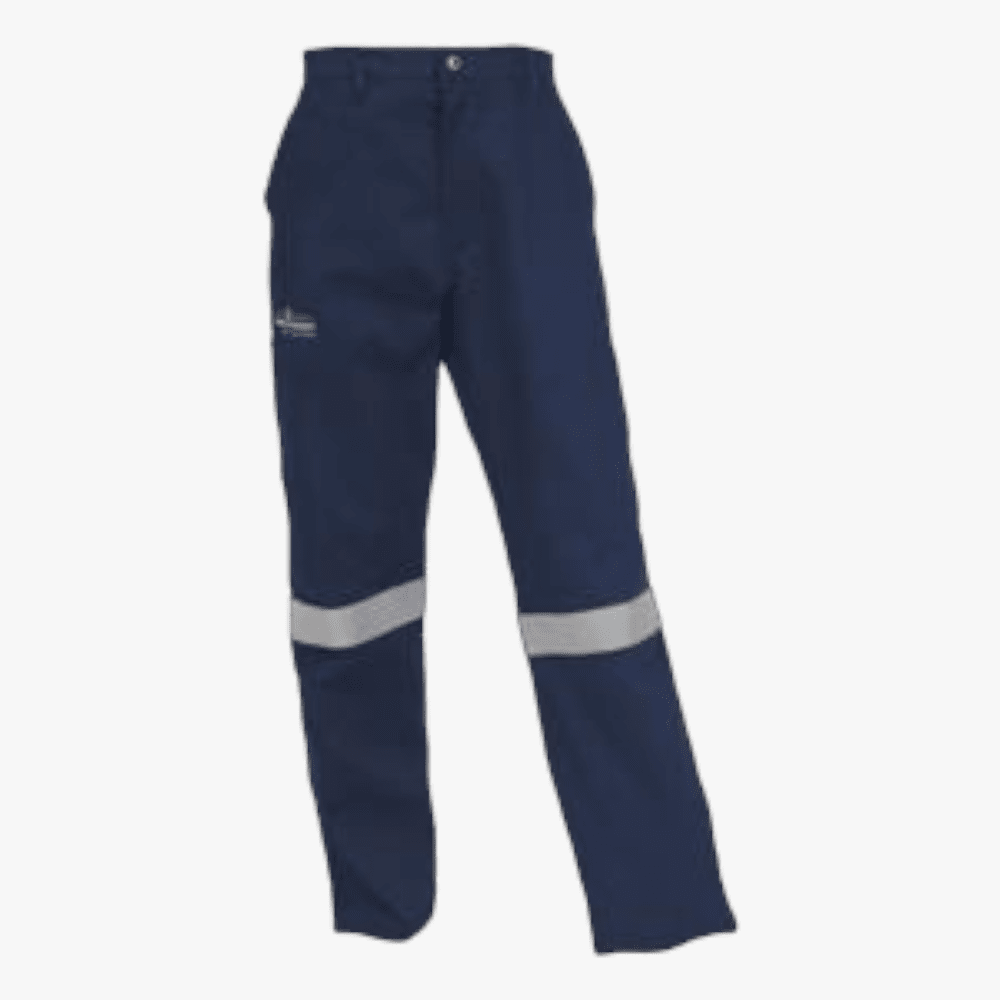 Pioneer Safety D59 Flame Acid Resistant Pants Navy With Reflector | Pioneer