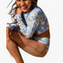 Roxy Girls Adventurous Swim Set Long Sleeve Allure Daisy Dots Blue | Roxy