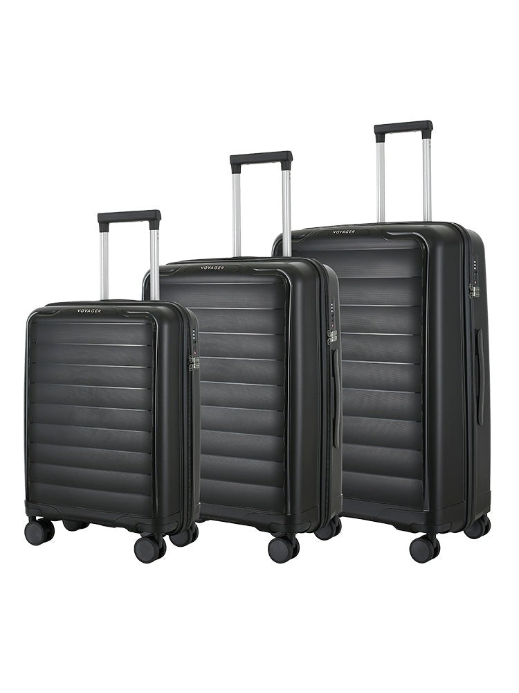 Voyager Flow 3Pc Luggage Set Black