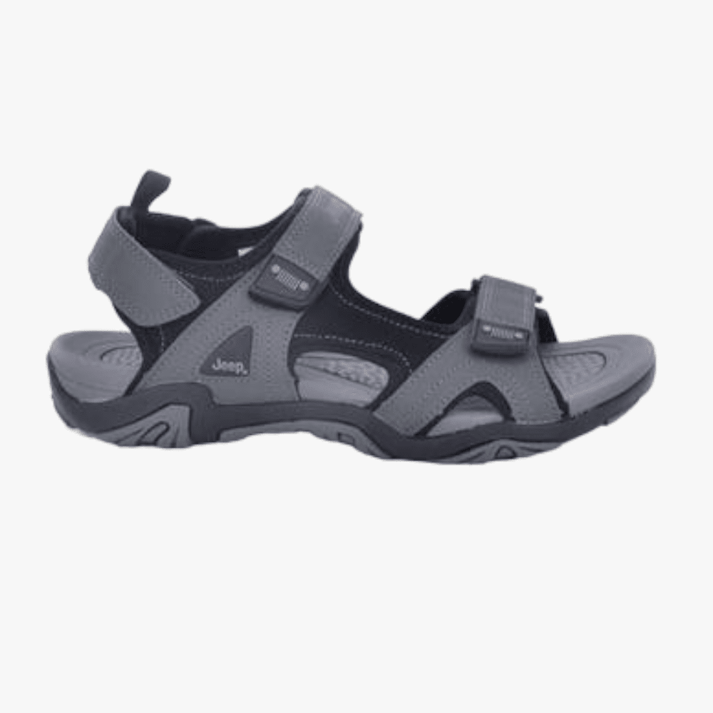 Jeep Mens Peak Adventure Sandal Grey | Jeep