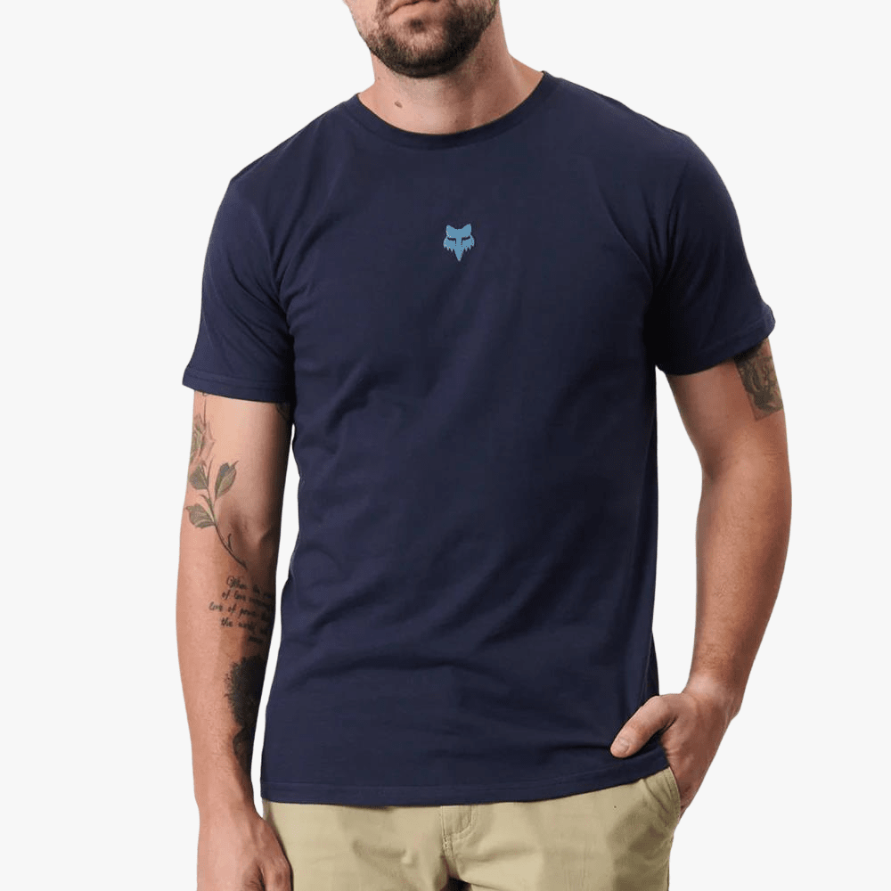 Fox Mens Axion 3.0 Short Sleeve Tee Navy | Fox