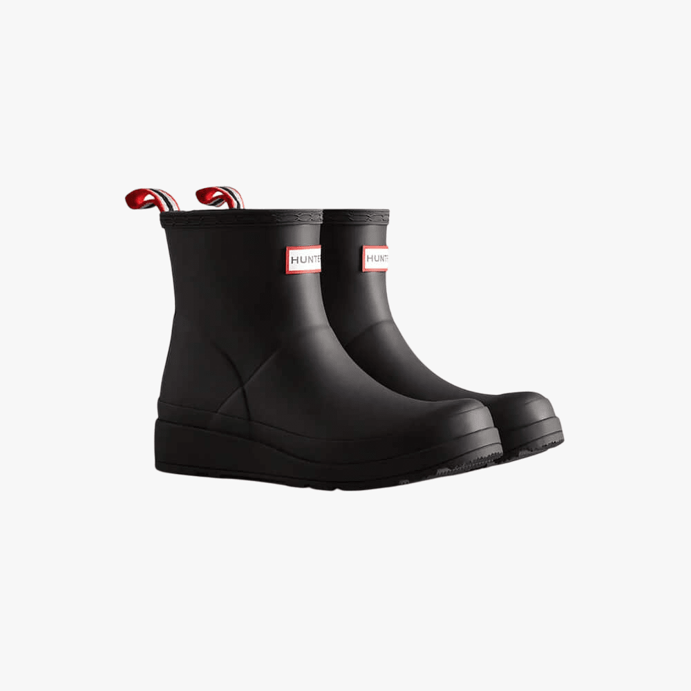 Hunter Womens Play Boot Short Black | Hunter