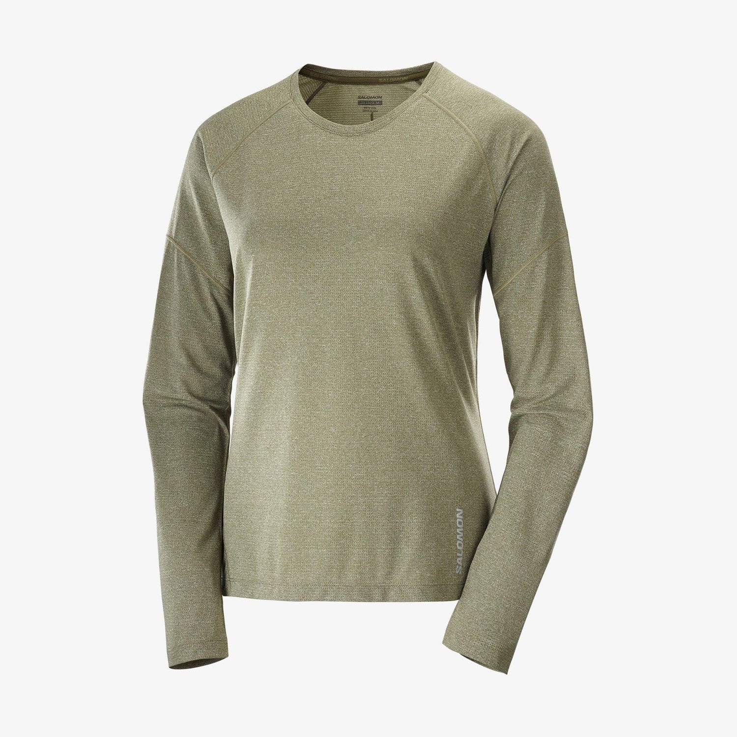 Salomom Womens V Neck Long Sleeve Tee Laurel | Salomon