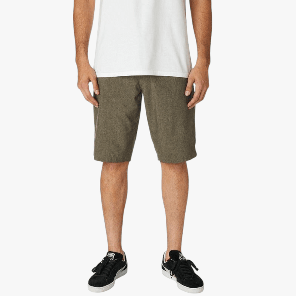 Fox Mens Essex Tech Walkshort Heather Dark Khaki | Fox