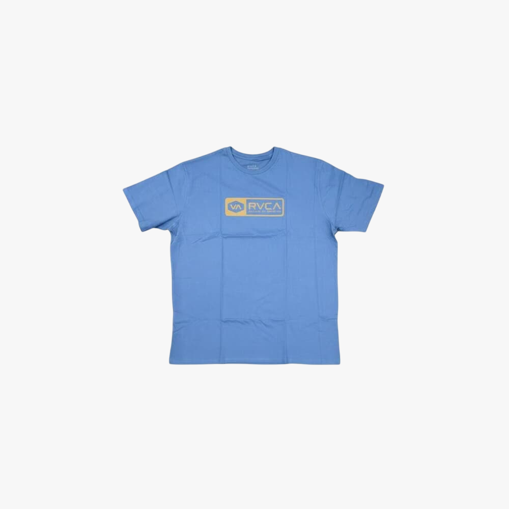 Rvca Mens Total Short Sleeve Tee Coronet Blue