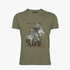 Sniper Mens Zebra Short Sleeve Tee Khaki | Sniper