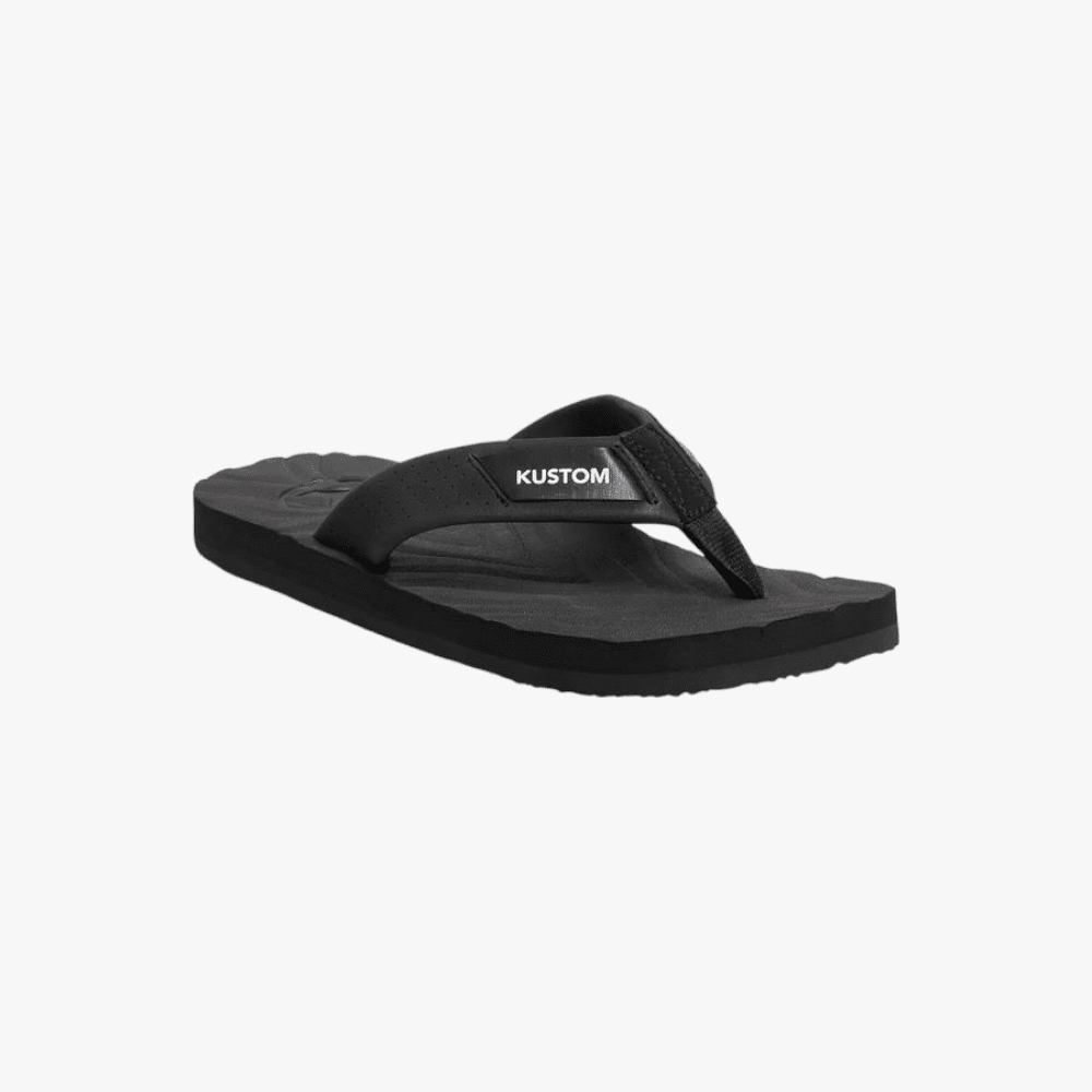 Kustom Wave Drainer Sandal Black Kustom
