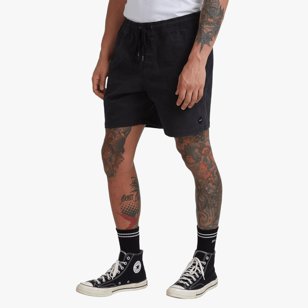 Rvca Escape Elastic Shorts Black | Rvca