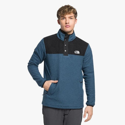 The North Face Home safe Snap Neck Fleece Pullover Blue Black | The North Face